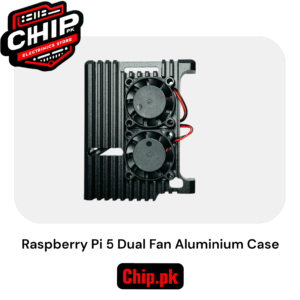 Raspberry Pi Case with Fan | Raspberry Pi 5 Metal Dual Fan Case
